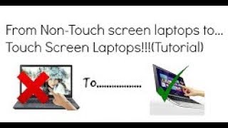 How to Turn NonTouchscreen Laptop into Touchscreen [upl. by Maureen490]