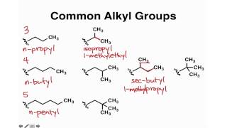 Common Alkyl Groups [upl. by Ardiekal]