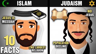 10 Biggest Differences Between ISLAM amp JUDAISM [upl. by Zinck375]