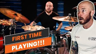 Drummer Reacts To  Slipknot Drummer Learns Insane Mastodon Drum Part [upl. by Eva]