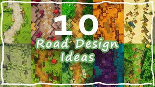 Minecraft 10 Awesome Path Designs  TUTORIAL [upl. by Odlabu529]