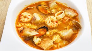 Sopa de marisco y pescado [upl. by Edric]