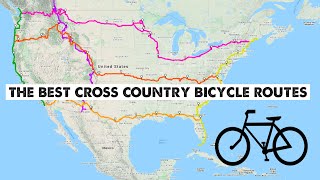 How To Choose a Bicycle Route Across the USA [upl. by Philana]