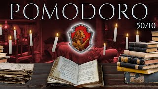 GRYFFINDOR 📚 POMODORO Study Session 5010  Harry Potter Ambience 📚 Focus Relax amp Study in Hogwarts [upl. by Mcconnell]