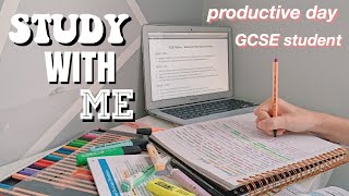 study with me GCSE STUDENT  HOW to REVISE [upl. by Leuneb]