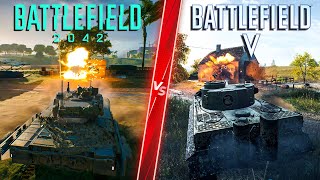 Battlefield 2042 vs Battlefield 5  Direct Comparison Attention to Detail amp Graphics PC ULTRA 4K [upl. by Namlaz118]