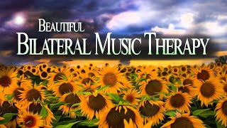 Beautiful Bilateral Music Therapy  Sunflowers  Heal Stress Anxiety PTSD  EMDR Brainspotting [upl. by Parrisch783]