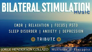 Bilateral Music  Brain hemispheres stimulation  EMDR  🎧 Listen with headphones  Tribute [upl. by Nari991]