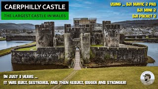 Caerphilly Castle  The Largest in Wales 2nd in Britain [upl. by Esiole]