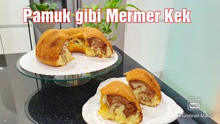 Pamuk gibi Yumuşak Mermer Kek Tarifi 😍 Nefis bir tat [upl. by Ahsirpac]