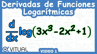 🔔 Derivadas de Funciones Logarítmicas  Video 1 [upl. by Whitson]