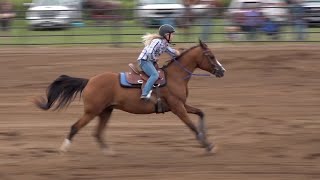 Morrison County Fair Barrel Racing  August 9 2019 [upl. by Olfe]