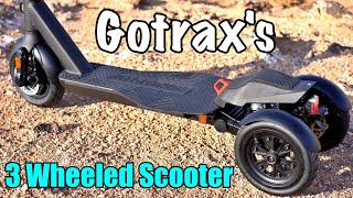 Gotrax GPro 3 Wheeled Electric Scooter Test amp Review [upl. by Justicz]