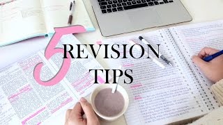 5 REVISION TIPS  study smarter [upl. by Nosro]