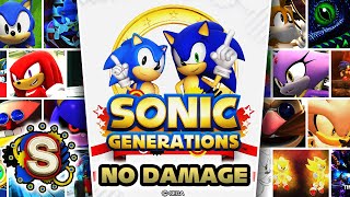 Sonic Generations  Full Game 100 Walkthrough No Damage [upl. by Leander615]