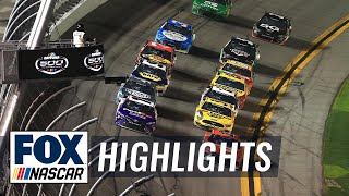 2021 Daytona 500  NASCAR ON FOX HIGHLIGHTS [upl. by Asilak503]