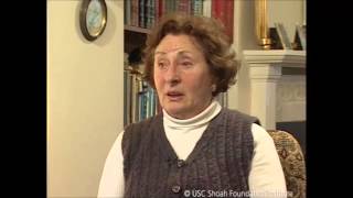 Holocaust Survivor Susan Pollack on Josef Mengele  USC Shoah Foundation [upl. by Shanleigh]