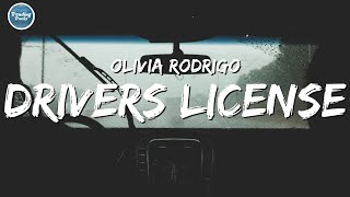 Olivia Rodrigo  drivers license Clean  Lyrics [upl. by Schaffel]