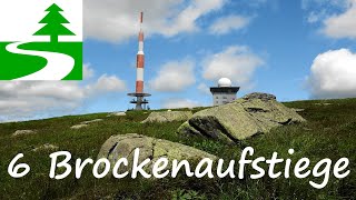 Wandern im Harz  6 Aufstiege zum Brocken [upl. by Aicenert]