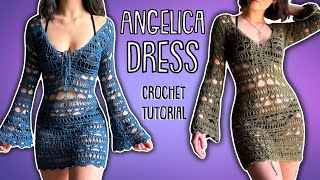 Angelica Dress  Crochet Tutorial [upl. by Olimpia]