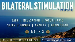 Bilateral Stimulation Music  EMDR  🎧 Listen with headphones  Begin [upl. by Thierry9]