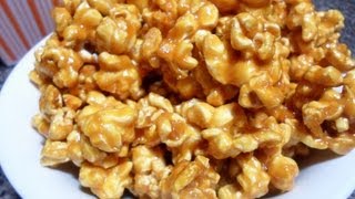 How to make Caramel Popcorn  Easy Cooking [upl. by Anilak]