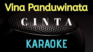 Vina Panduwinata  Cinta  karaoke   Tanpa vocal [upl. by Emmey967]