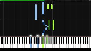 Asturias Leyenda  Isaac Albeniz  Piano Tutorial  Synthesia  How to play [upl. by Ycnahc]