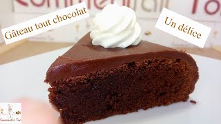 Délice moelleux au chocolat  gâteau tout chocolat facile et délicieux [upl. by Hsot]