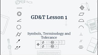 GDampT Lesson 1 Symbols Terminology and Tolerance [upl. by Hna]