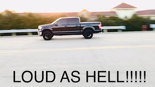 Review Borla ATAK exhaust  F150  Insanely loud truck [upl. by Duhl]