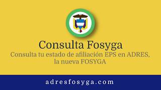 Consulta tu Afiliación EPS en ADRES la nueva FOSYGA [upl. by Iccir22]