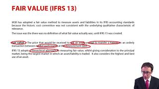 Fair value IFRS 13  ACCA Financial Reporting FR [upl. by Bonita]