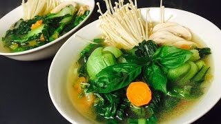 HOW TO MAKE CHINESE VEGETABLE SOUP [upl. by Press873]