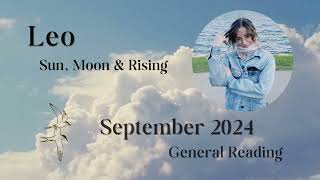 Leo ♌️ September 2024 Tarot  General Reading [upl. by Dannon]