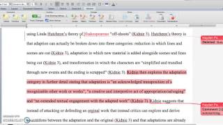 How to proofreadedit mark papers in MS Word [upl. by Linnell]