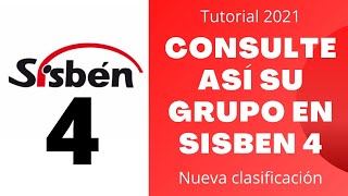 CONSULTE ASÍ SISBEN 4 GRUPO O PUNTAJE NUEVOS [upl. by Dragelin]