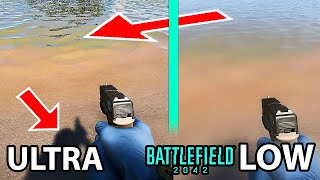 Battlefield 2042 Graphics Comparison  ALL SETTINGS SIDE BY SIDE  4K [upl. by Malda945]