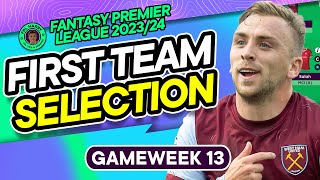 FPL GW13 FIRST TEAM SELECTION  My WORST ❌ Transfer Ever  Fantasy Premier League Tips 202324 [upl. by Lenz]