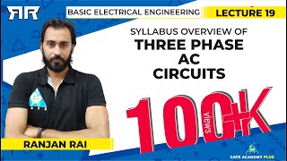 Basic Electrical Engineering  Module 3  Syllabus Overview of Three Phase AC Circuits Lecture 19 [upl. by Yecal506]