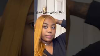 How To Quick Weave On Natural Hair  KayyStyless Beauty 💕 viralvideo hairtutorial quickweave [upl. by Labotsirc]