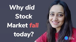 Why Stock Market Crashed today  Why did stock market fall today shorts [upl. by Ladnik]