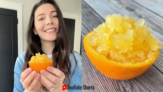 Orange Granita Recipe  Simple and Delish by Canan [upl. by Itsud803]