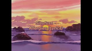 Sisyfuss  Allergies Lyrics [upl. by Hinkel]