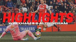 HIGHLIGHTS  Wrexham 40 Altrincham [upl. by Naitirb]