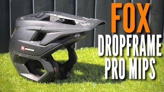 FOX Dropframe Pro MTB Helmet Review  Test [upl. by Ahsyad]