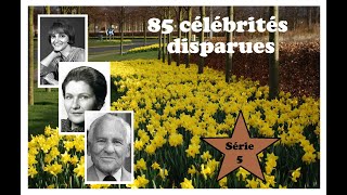 Hommage à 85 célébrités francophones disparues 5ème série [upl. by Rochette]