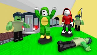 ESCAPE THE SUBWAY ZOMBIES  ROBLOX [upl. by Hanyaz]