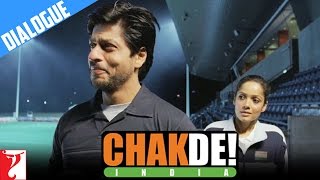 India Ka Tiranga Lehraate Hue Dekha  Dialogue  Chak De India  Shah Rukh Khan Vidya  Shimit Amin [upl. by Ardnaet]