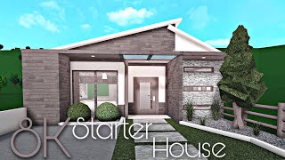 BLOXBURG 8K STARTER HOUSE  NOGAMEPASS [upl. by Seaden]